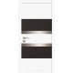 Двері Авангард Futura FТ.16.S з комбінованими вставками скла фарбованого по RAL