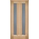 Двери Подольские Трояна дуб светлый со стеклом (сатин матовый)