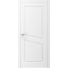 Двери QUADRO 10R белые глухие с фрезеровкой
