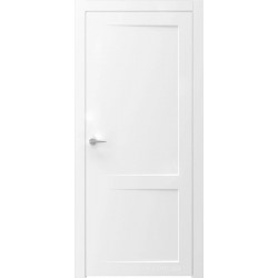 Двери SENSE 1 белые глухие с фрезеровкой
