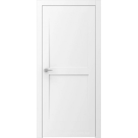 Двері SENSE 2 білі глухі з фрезеруванням