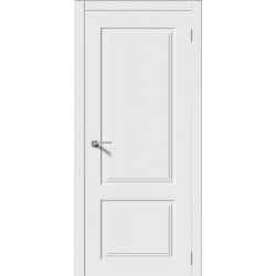 Интерьерные двери Квадро 2 классические в белой эмале