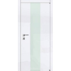Двері Авангард Style А3.1.S біле зі склом Лакобель