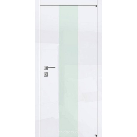 Двери Авангард Style А3.1.S белое со стеклом Лакобель