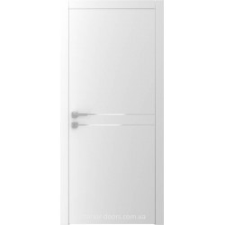 Двері Авангард Style А6.1.M біле з молдингом