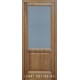 Двери Подольские Ника мокко со стеклом (сатин матовый)