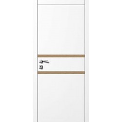 Двери Авангард Style А5.7.L белое со вставкой шпон