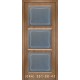 Двери Подольские Даяна мокко со стеклом (матовое) + рис.