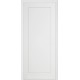 Двери межкомнатные Брама 8.30 белая меламиновая эмаль с широкой фрезеровкой