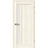 Двері Брама 19.22 береза ​​зі склом (сатин матовий)
