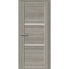 Двери Брама 19.81 акация серая со стеклом (сатин матовый)