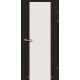 Двері Брама 17.3 дуб чорний триплекс (скло молочка)
