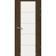 Двери Брама 17.3m мокка триплекс (стекло молочка) + молдинг