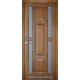Двери Подольские Бари мокко со стеклом (сатин матовый)