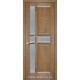 Двері Подільські Базель мокко зі склом (сатин матовий)