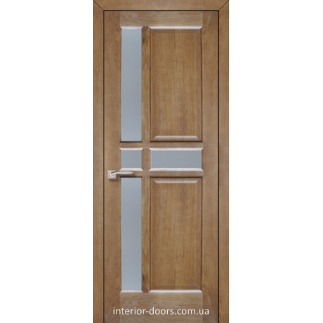 Двери Подольские Базель мокко со стеклом (сатин матовый)