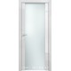 Двери AV-PORTE 01.99 белый глянец со стеклом (сатин матовый)