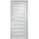 Двери AV-PRIME 87.36 белый матовый со стеклом (сатин матовый)