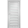 Двери AV-PRIME 87.36 белый матовый со стеклом (сатин матовый)