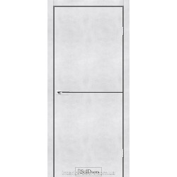 Двері Loft Aluminium StilDoors світлий бетон молдинг Антрацит