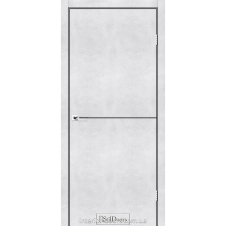 Двери Loft Aluminium StilDoors светлый бетон молдинг Антрацит