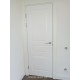 Установка міжкімнатних фарбованих дверей Тесоро К2 (Тріо) біла емаль в будинку