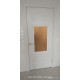 Фото дверей Шарм Новий Стиль білий матовий з матовим склом в інтер'єрі