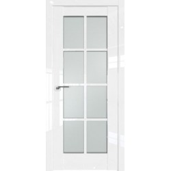 Двери межкомнатные Grazio 101L Белый люкс