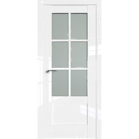 Двери межкомнатные Grazio 103L Белый люкс