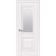 Двери Имидж белый матовый со стеклом (матовое) + рис.