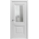 Двери классические межкомнатные LUX-7 белый с матовым стеклом Гранд