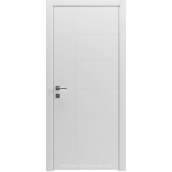 Двері міжкімнатні фарбовані стильні PAINT-3 білий матовий Гранд
