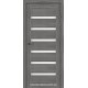 Двері міжкімнатні Louisiana MSDoors бук сталевий зі склом (сатин матовий)