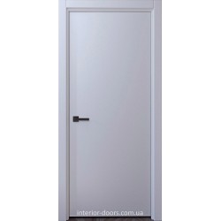 Белые крашеные двери Чернигов гладкие щитовые без фрезеровки