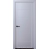 Белые крашеные двери Полтава щитовые с вертикальной и горизонтальной фрезеровкой