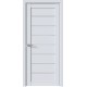 Двери Lira КФД Снежный Мат со стеклом (сатин матовый)