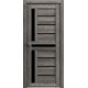 Двери Grand LUX-8 Родос небраска с черным стеклом