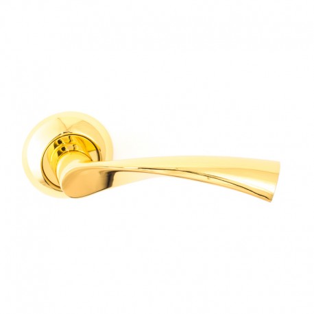 Ручка на розетке Safita A119 R47 GP (золото)