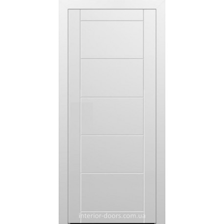 Двери межкомнатные Брама 7.08 белая эмаль глухие с фрезеровкой