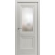 Двери классические межкомнатные LUX-7 сосна крем со стеклом Гранд