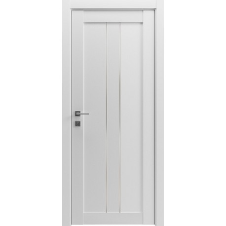 Двери межкомнатные LUX-1 ПВХ Клен белый Гранд