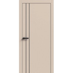 Дверь ПК-05 (вертикальные молдинги) Терминус Магнолия