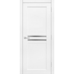 Двері міжкімнатні Ніцца Друїд білий мат з матовим склом