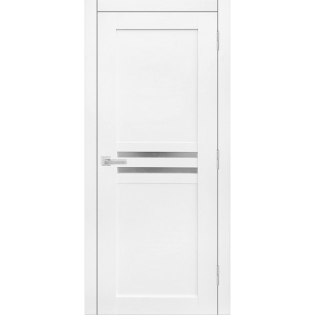Двери межкомнатные Ницца Друид белый мат с матовым стеклом
