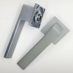 Ручка на розетке HISAR Quadro MSC (хром матовый)