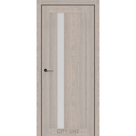 Двері Blanket City Line астана розвуд зі склом (сатин матовий)