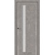 Двері Blanket City Line рустик авіньйон сірий зі склом (сатин матовий)