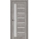 Двери Kenna City Line рустик авиньон серый со стеклом (сатин матовый)