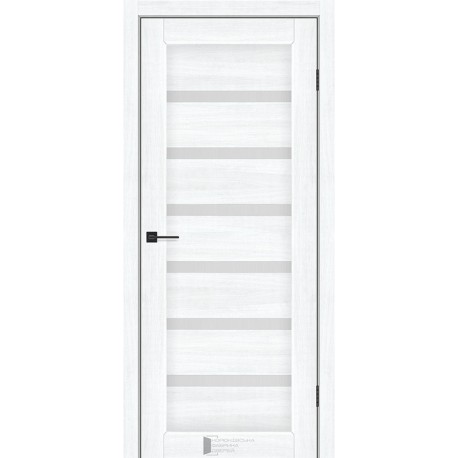 Двері Bristol КФД альба біла зі склом (сатин матовий)