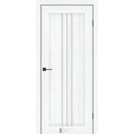 Двери Petra КФД альба белая со стеклом (сатин матовый)